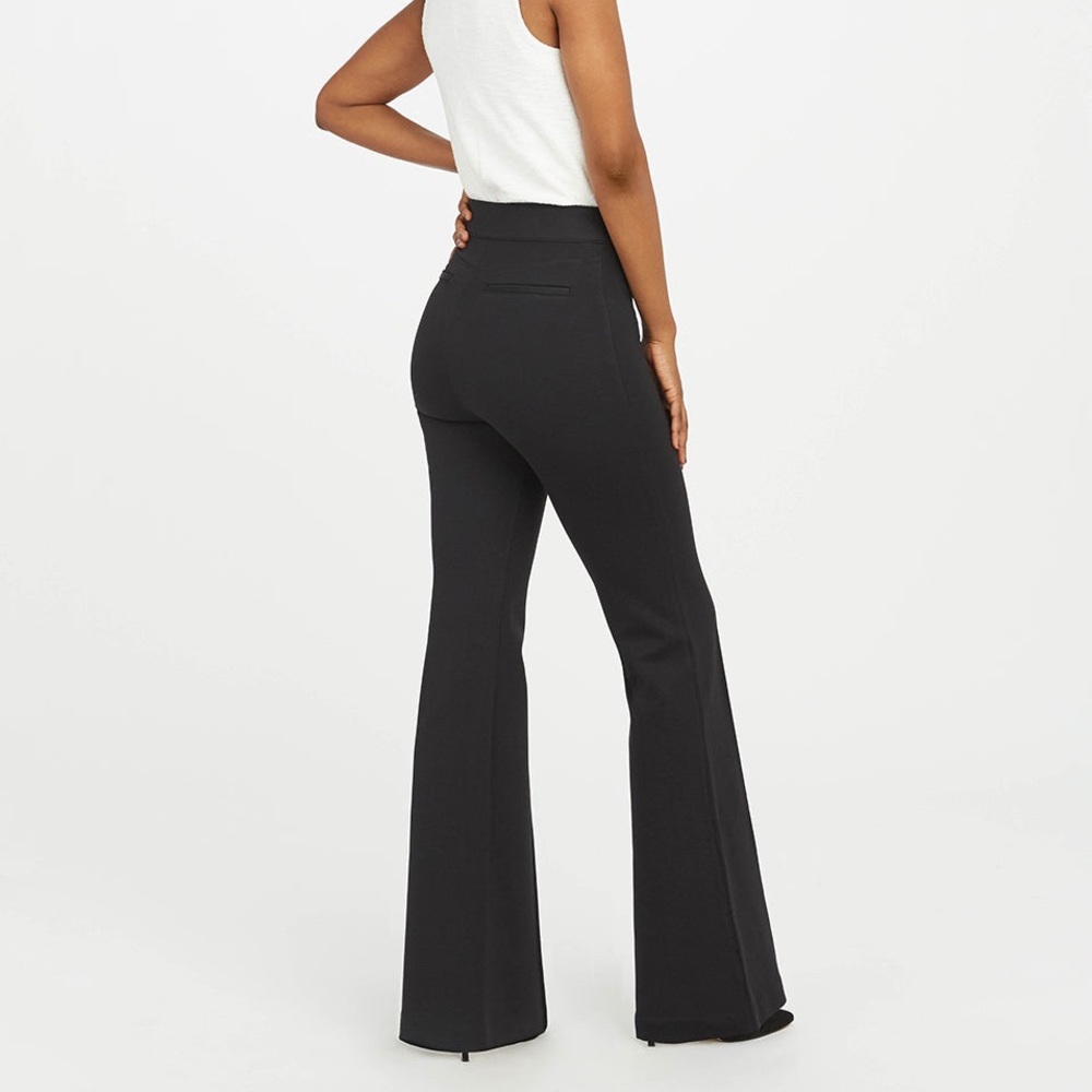 **LIKE NEW**SPANX The Perfect Pant, Black, Hi-Rise Flare, 2X, Tall Length